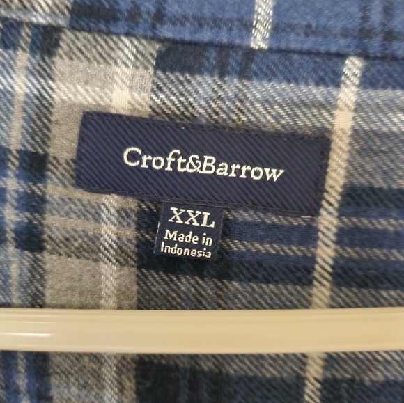 Croft and Barrow flannel shirt .XXL - Picture 2 of 3
